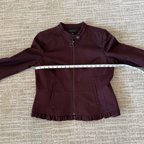 Ann Taylor Ruffled Bottom Jacket - Picture 4 of 5